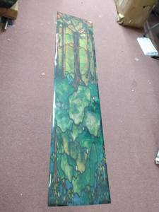 lot 9858 image: Long Stain Glass Window Film 17.7 x 78.7 inches