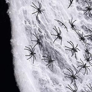 lot 9864 image: 1000sqft Fake Spider Web Halloween Decorations