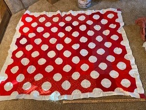 lot 169 image: 58x70 quilt top only
