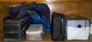 lot 273 image: Miscellaneous media containers