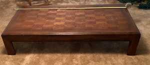 lot 331 image: Large coffee table-see pictures for dimensions