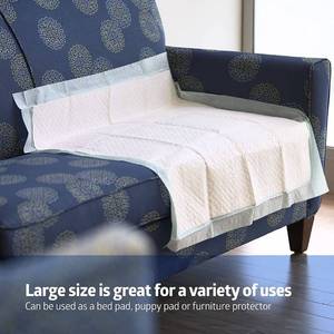 lot 17138 image: Medline Heavy Absorbency 36 x 36 Quilted Fluff And Polymer Disposable Underpads, 50 Per Case, Great Protection For Beds, Furniture, Surfaces