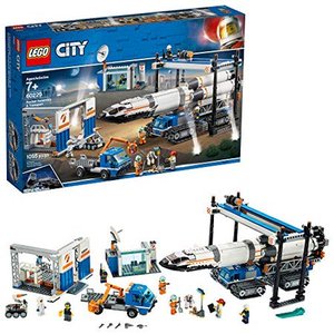 lot 17147 image: LEGO City Rocket Assembly & Transport 60229 Building Kit (1055 Pieces)