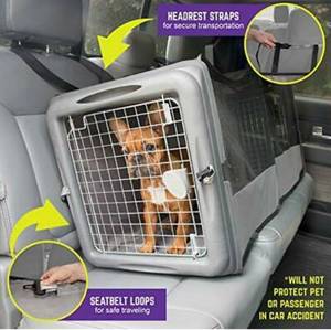 lot 17163 image: SportPet Car Seat Pet Crate Car Kennel Pet Tube Kennel Pop Open Crate