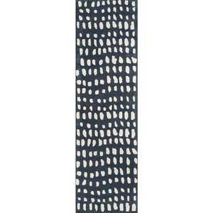lot 17165 image: Novogratz by Momeni Delmar DEL11 Blue 2 3 x 8 Runner Area Rug