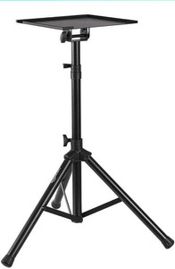 lot 17215 image: Amazon Basics Multi-Purpose Adjustable Portable Tripod Stand for Workstation, Music, DJ, Projector, or Mixer