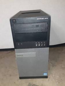 lot 17229 image: DELL OptiPlex 7010 Minitower Desktop PC - Intel Core i5-3470, 3.2GHz, 8GB, 1TB, DVD, Windows 10