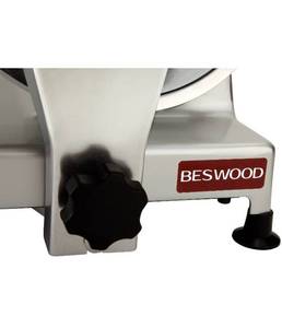 lot 17241 image: BESWOOD 10 Premium Chromium-plated Steel Blade Electric Deli Meat Cheese Food Slicer Commercial and for Home use 240W BESWOOD250