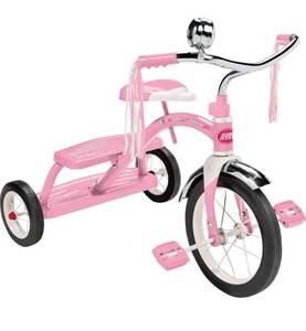 lot 17288 image: Radio Flyer Classic Pink 10 Tricycle, May Be Missing Some Hardware Pieces