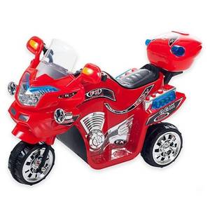 lot 17307 image: Lil Rider FX 3-Wheel Battery-Powered Bike in Red