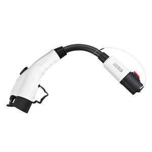 lot 17359 image: Lectron - Tesla to J1772 EV Adapter Charger for J1772 Electric Vehicle - White