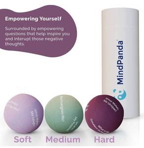 lot 17363 image: MindPanda 3X Empowering Gel Stress Ball Bundle  Different Strengths & Sizes for Squeeze Hand Therapy - Scented for Extra Focus