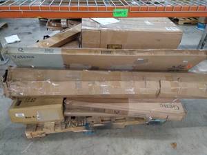 lot 4693 image: Miscellaneous Pallet 10 Drawer organizer rack, Deluxe 16 smart base, Miscellaneous boxes(Sold As Is)