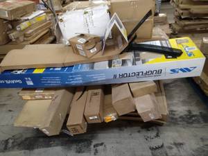 lot 4718 image: Miscellaneous Pallet Hood protector, crib conversion kit, Miscellaneous boxes (SOLD AS IS)