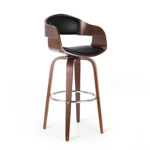 lot 63316 image: Walnut  Midnight Barstool Retail$161.49