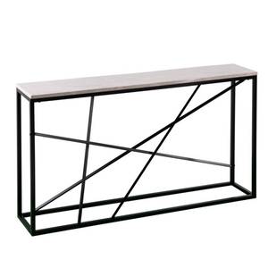 lot 63335 image: Arendal Faux Marble Skinny Console Table