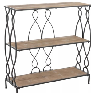 lot 63253 image: CHEITOPHER KNIGHT HOME MARSEILLE 3 - SHELF RUSTIC BOOKCASE