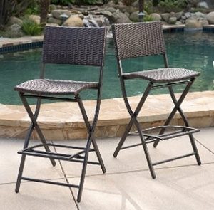 lot 63269 image: MARGARITA OUTDOOR WICKER BARSTOOL