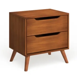 lot 63294 image: Carson Carrington Bodo Mid-century Modern 2-drawer Nightstand Retail$191.49