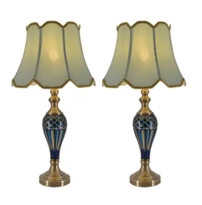 lot 63365 image: PAIR OF PETUNIA 28IN TRADITIONAL TABLE LAMPS
