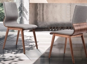 lot 63385 image: ARMEN LIVING ROBIN MID CENTURY DINING SIDE CHAIRS
