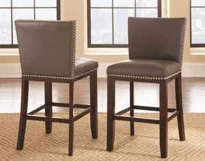 lot 63401 image: Steve Silver Tiffany Counter Chairs , ITEM# TF650CCGN, 2PC