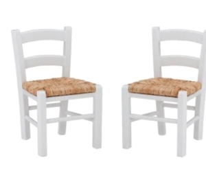 lot 63490 image: Klemm Rush Seat Kid Chairs (Set of 2) Wh