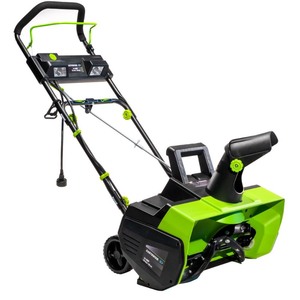 lot 37198 image: Snow Thrower - 22 in. 14 Amp Corded Electric Snow Thrower with LED Lights