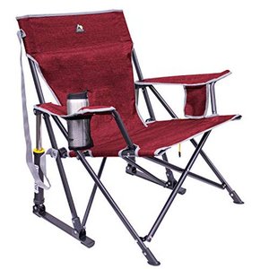 lot 37206 image: GCI KickBack Rocker Chair, Heathered Red
