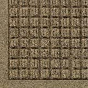 lot 37236 image: 6 x 4 Polypropylene Entrance IndoorOutdoor Floor Mat, SBR Rubber Backing, 38 Thick, Camel Color