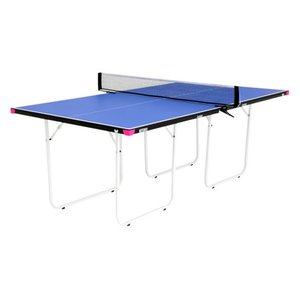 lot 37312 image: Butterfly Junior Ping Pong Table  34 Size Table Tennis Table  Space Saver Game Table for Game Room - Blue