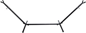 lot 37265 image: Double Hammock Steel Stand, 450-pound Capacity, 2 person hammock stand