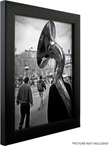 lot 37321 image: 22 by 27-Inch Picture Frame, Smooth Wrap Finish, 1-Inch Wide, Black