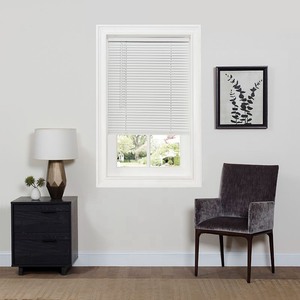 lot 37315 image: Cordless Deluxe Sundown 1 Room Darkening Mini Blind, 34 x 64, White