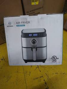 lot 5584 image: 21 MOOSOO MA13 Electric Air fryer 1500W 8-in-1 Air Fryer 4.7 QT Stainless Steel Air Fryers Oven with Digital Screen Airfryer