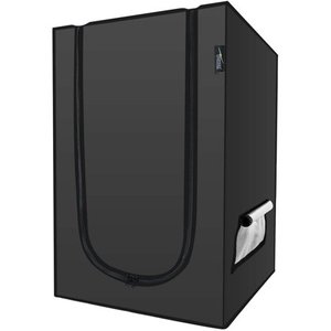 lot 5600 image: iPower GLTENTXS6 24 x24 x36 Mylar Hydroponic Water-Resistant Grow Tent with Observation Window and Removable Floor Tray for Indoor Plant Growing Seedling, Black, 1-Pack