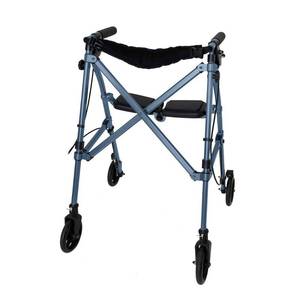 lot 6318 image: Able Life Space Saver Rollator - Cobalt Blue
