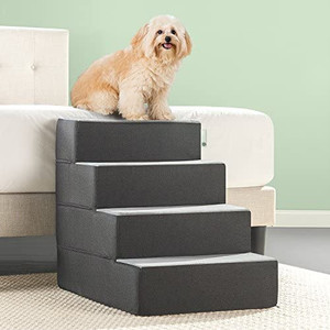 lot 6331 image: Zinus Easy Pet Stairspet Ramppet Ladder X-large Grey