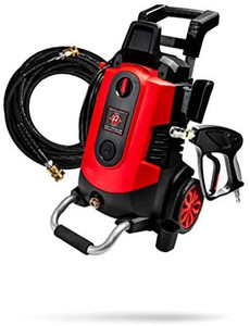 lot 6338 image: Adams - 2.0 Electric Pressure Washer - Powerful 1.4 GPM 2000 PSI - Car Wash Pressure Washer Sprayer  Nose and Attachment Point  Use with Foam Gun  Patio Boat RV Motorcycle Car Garage Cover