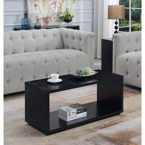 lot 6342 image: Convenience Concepts Northfield Admiral Coffee Table, Black