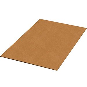 lot 6355 image: BOX USA BSP3648DW Double Wall Corrugated Sheets, 36 x 48, Kraft (Pack of 5)