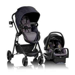 lot 6359 image: Evenflo Pivot Modular Travel System with Safemax Infant Car Seat