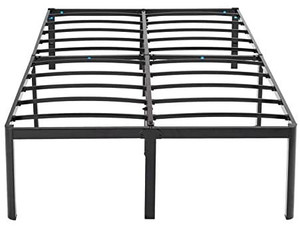 lot 6370 image: Amazon Basics Heavy Duty Non-Slip Bed Frame with Steel Slats, Easy Assembly - 18 H, (Full)