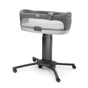 lot 6371 image: Chicco Close To You 3-in-1 Bedside Bassinet, Heather Grey