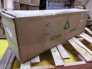 lot 6374 image: National Tree Company 7.5 Dunhill Fir Hinged Tree With 700 Low Voltage Dual Color Led Lights