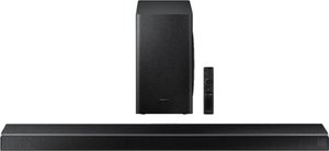 lot 6389 image: Samsung - 5.1-Channel Soundbar with Wireless Subwoofer and Acoustic Beam - Black