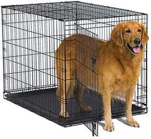lot 6407 image: Folding Metal Dog Crate, 42