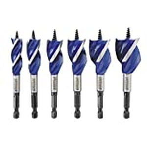 lot 7405 image: Speedbor 1877239 IRWIN Tools Max Wood Drilling Bits, 4-Inch, 6-Piece