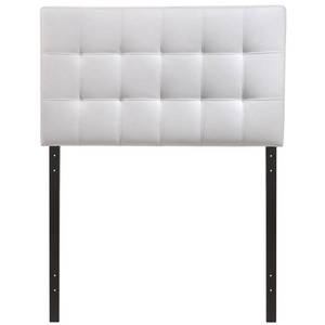 lot 7421 image: Lily Twin Upholstered Vinyl Headboard