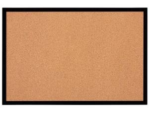 lot 7424 image: Quartet Cork Bulletin Board 24 x 36 Black Wood Finish Frame 6 Pack - Cork Boards